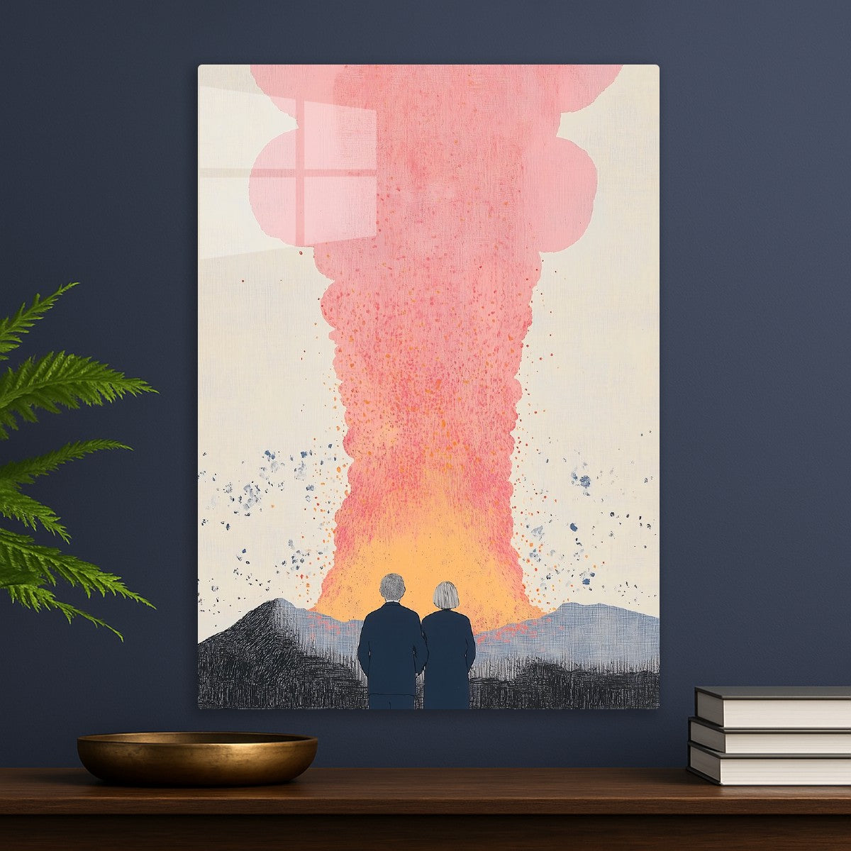Love Amidst the Eruption