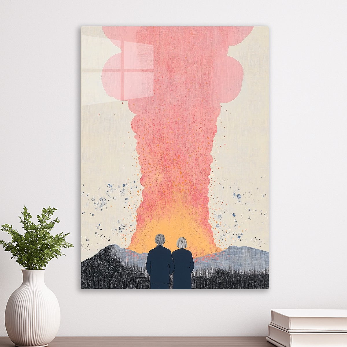 Love Amidst the Eruption