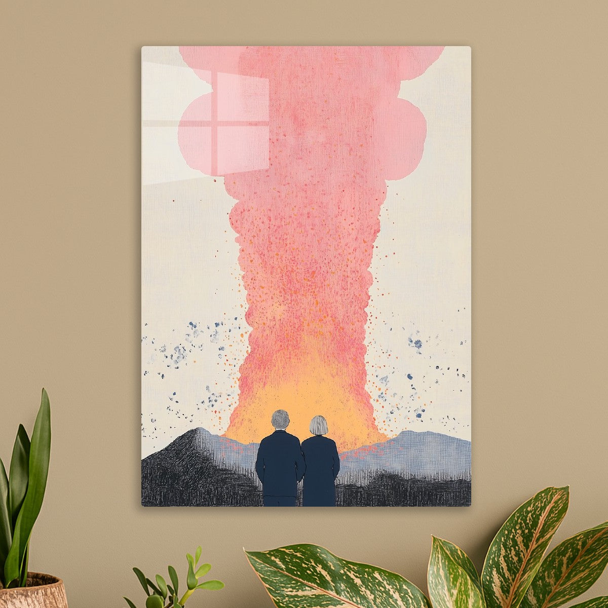 Love Amidst the Eruption