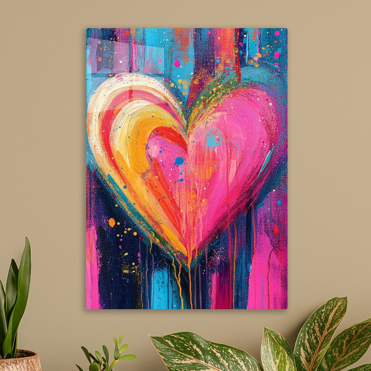 Rainbow Heart Splash