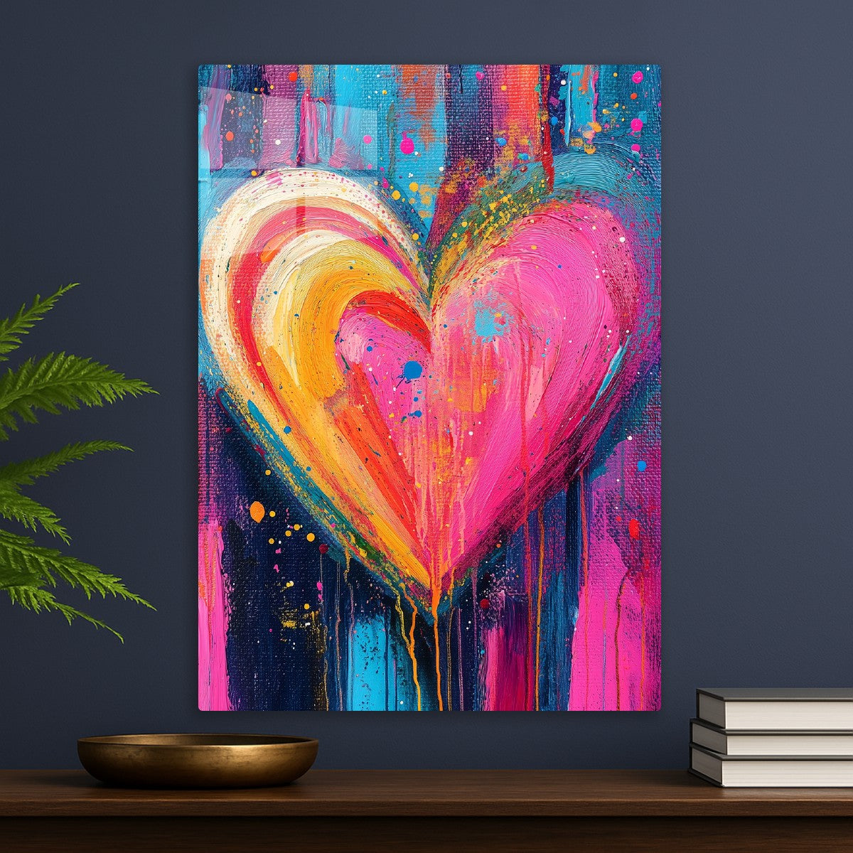 Rainbow Heart Splash