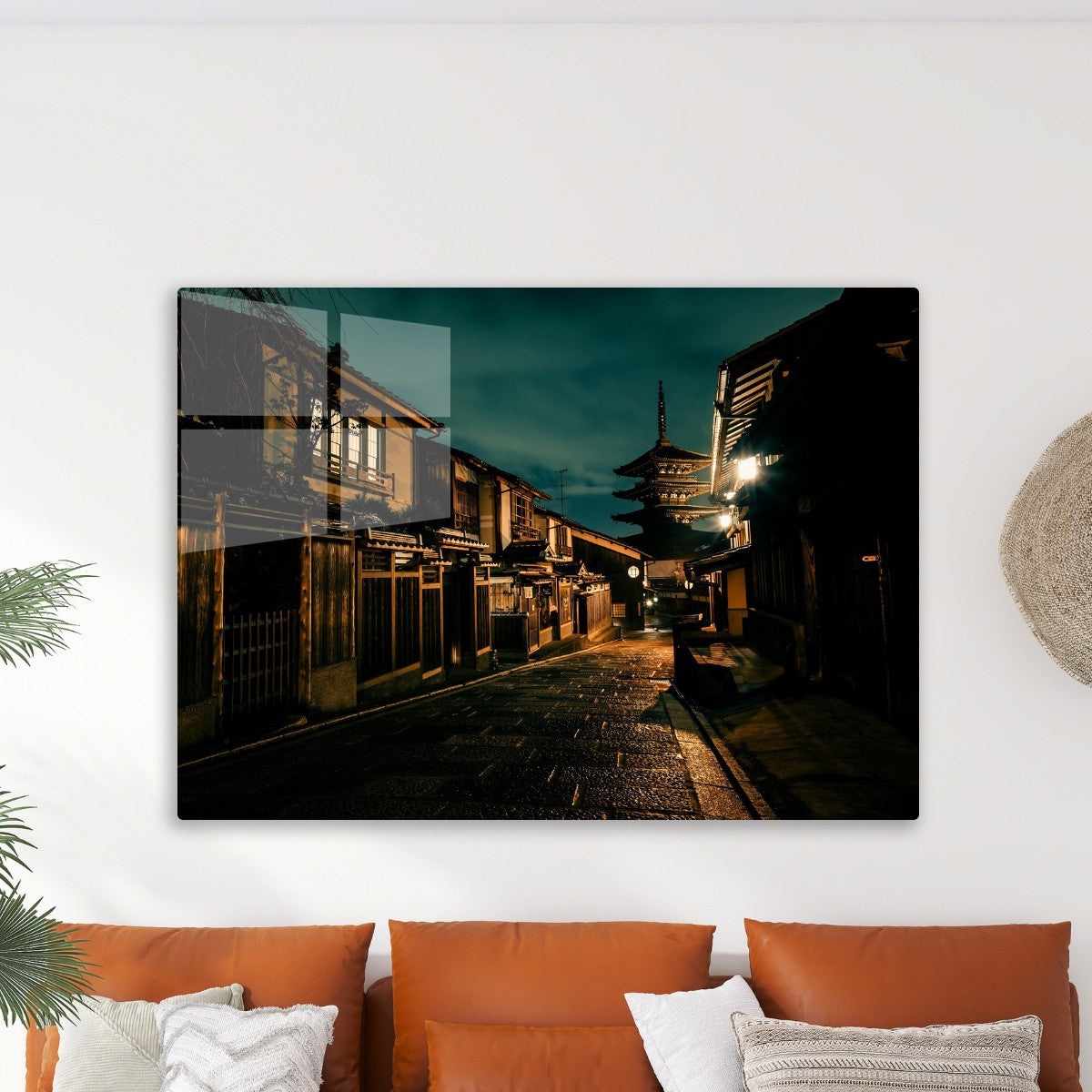 Quiet Japanese Street at Night