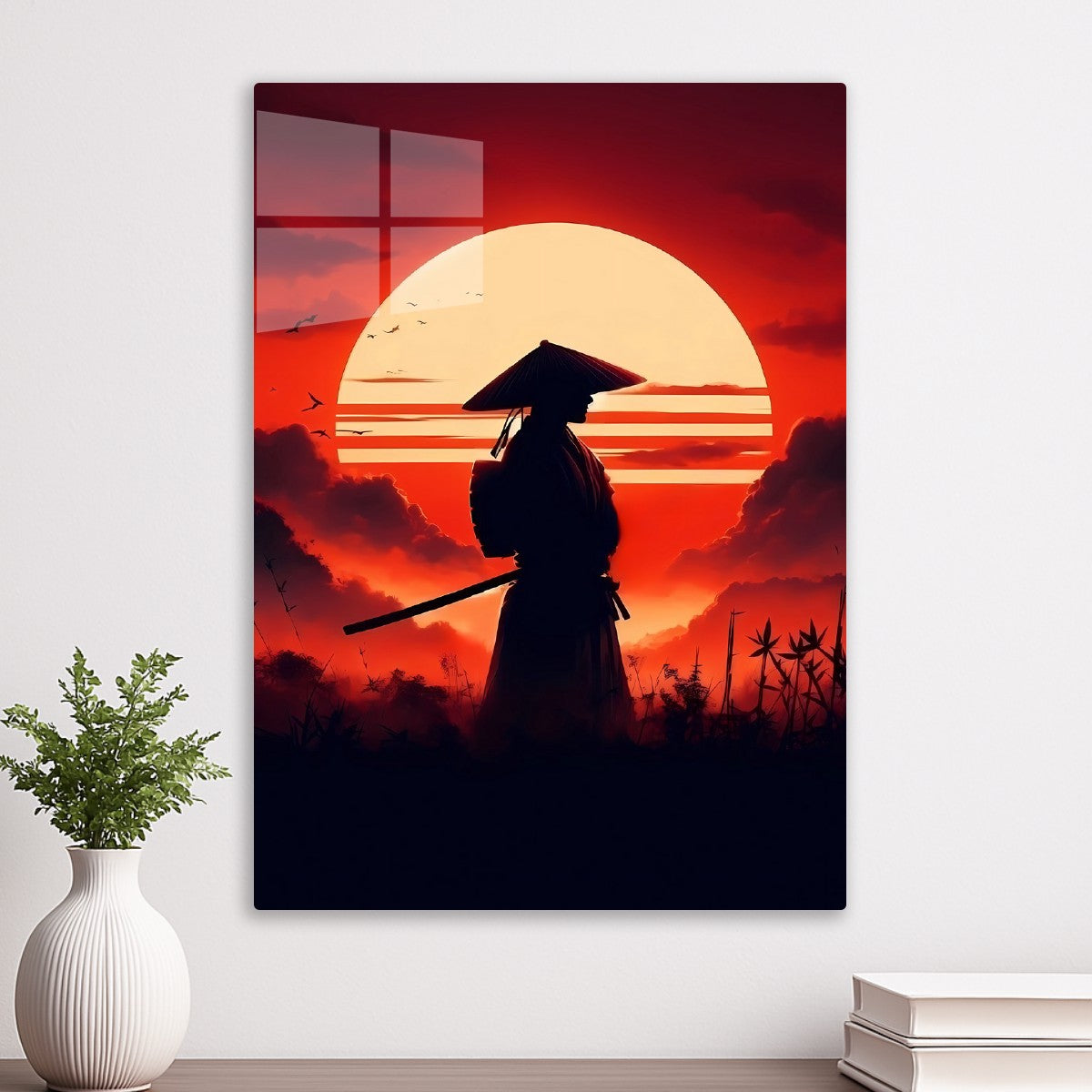 Sunset Samurai Silhouette