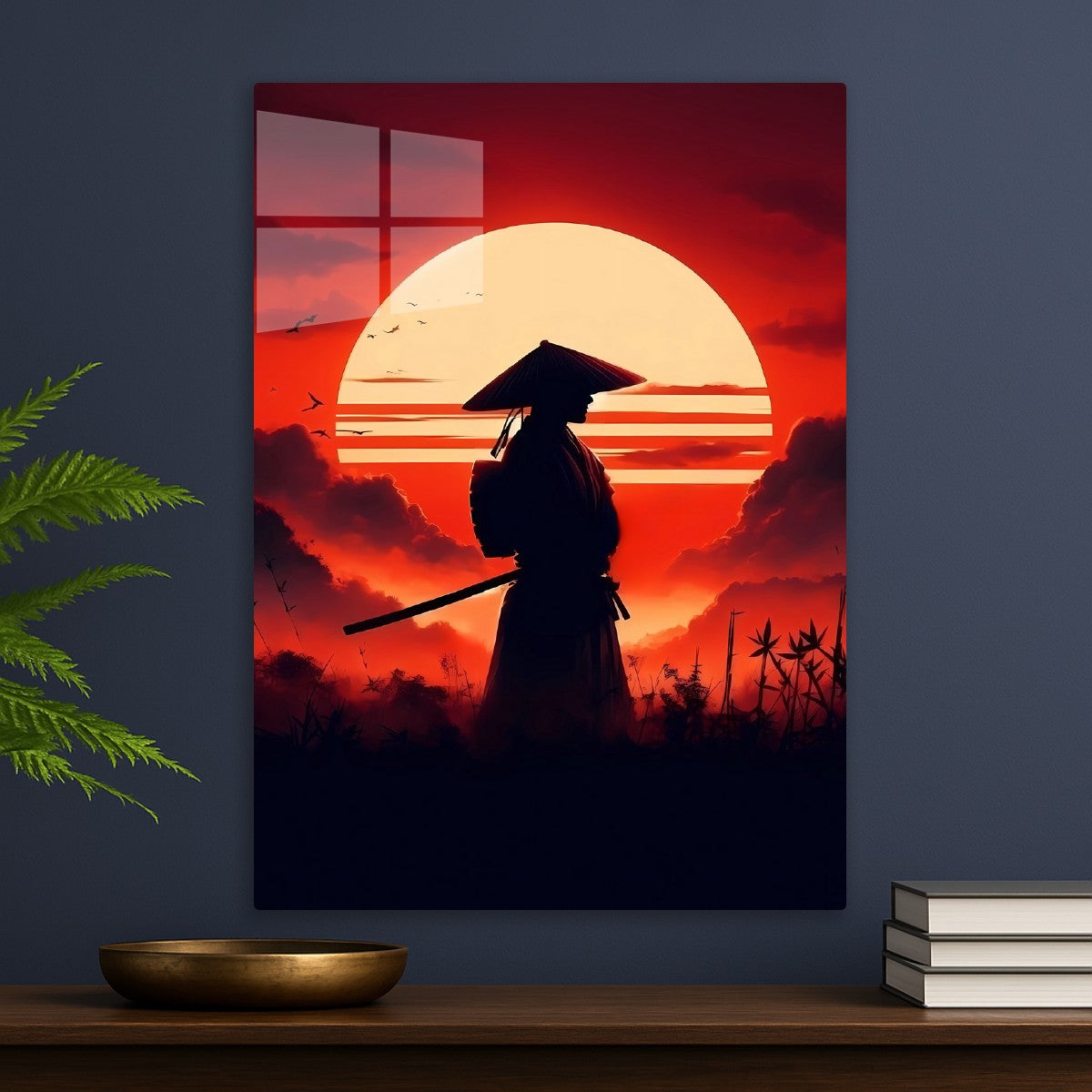 Sunset Samurai Silhouette