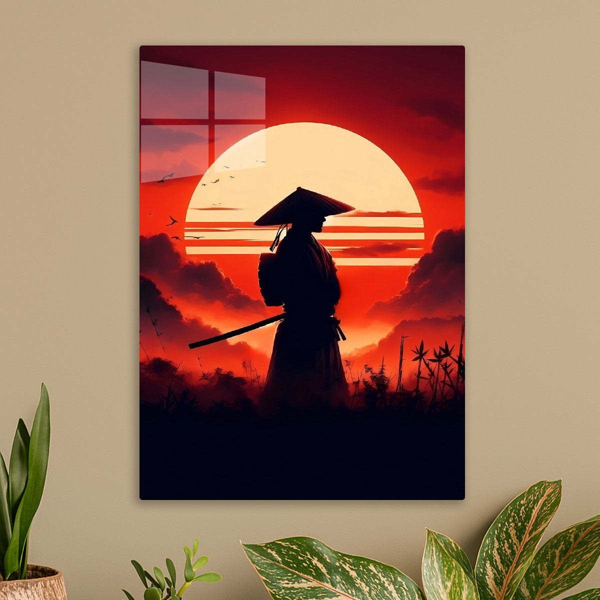 Sunset Samurai Silhouette