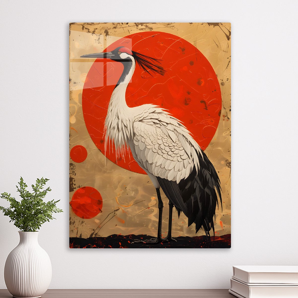 Traditional Japanese Crane Art