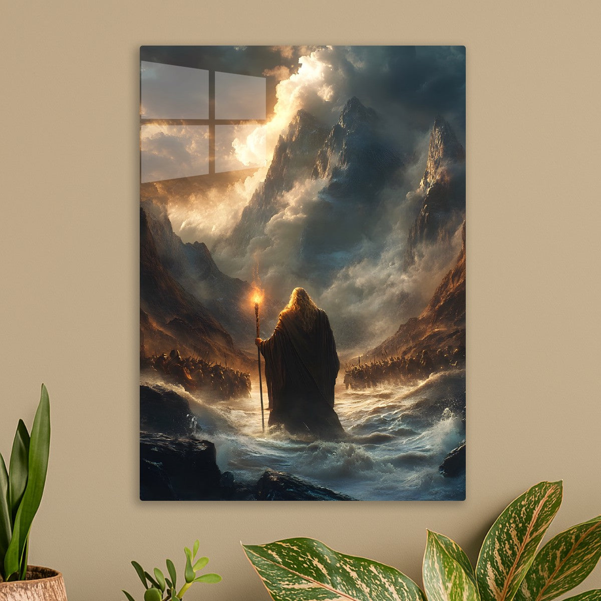 Moses crossing the Red Sea
