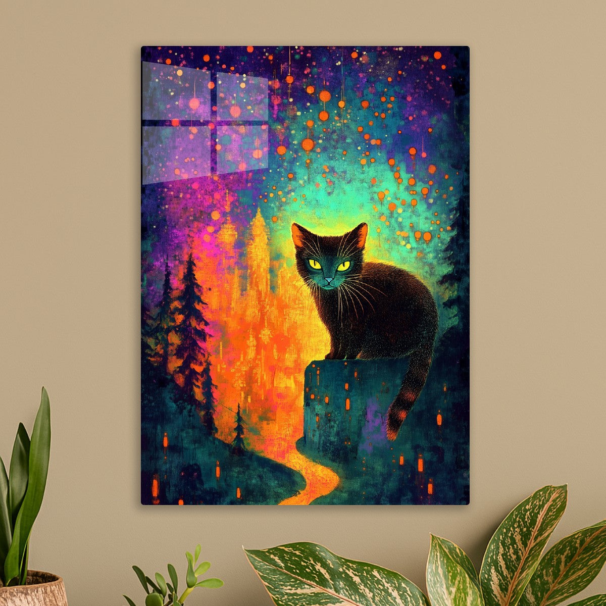 Mystical Black Cat