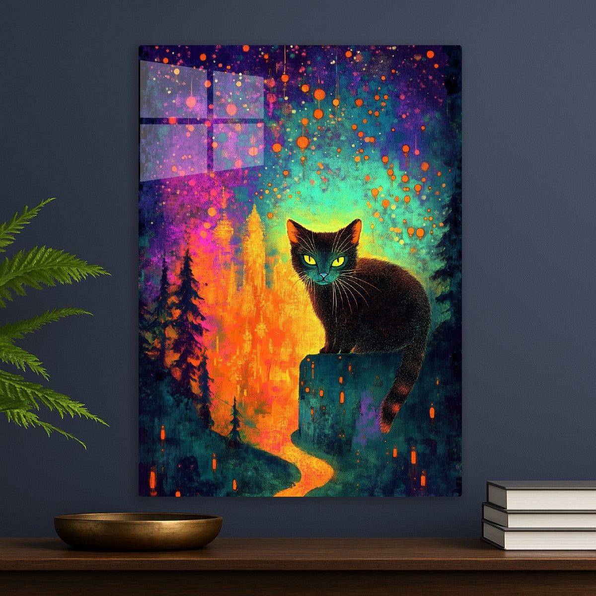 Mystical Black Cat