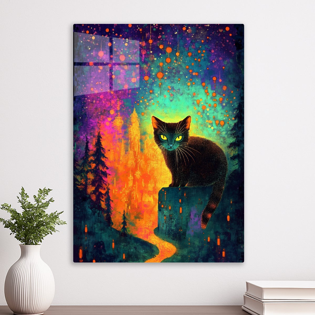 Mystical Black Cat