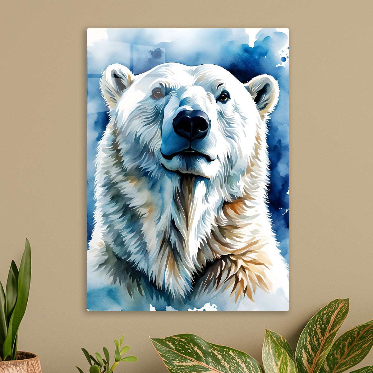 Watercolor Polar Bear