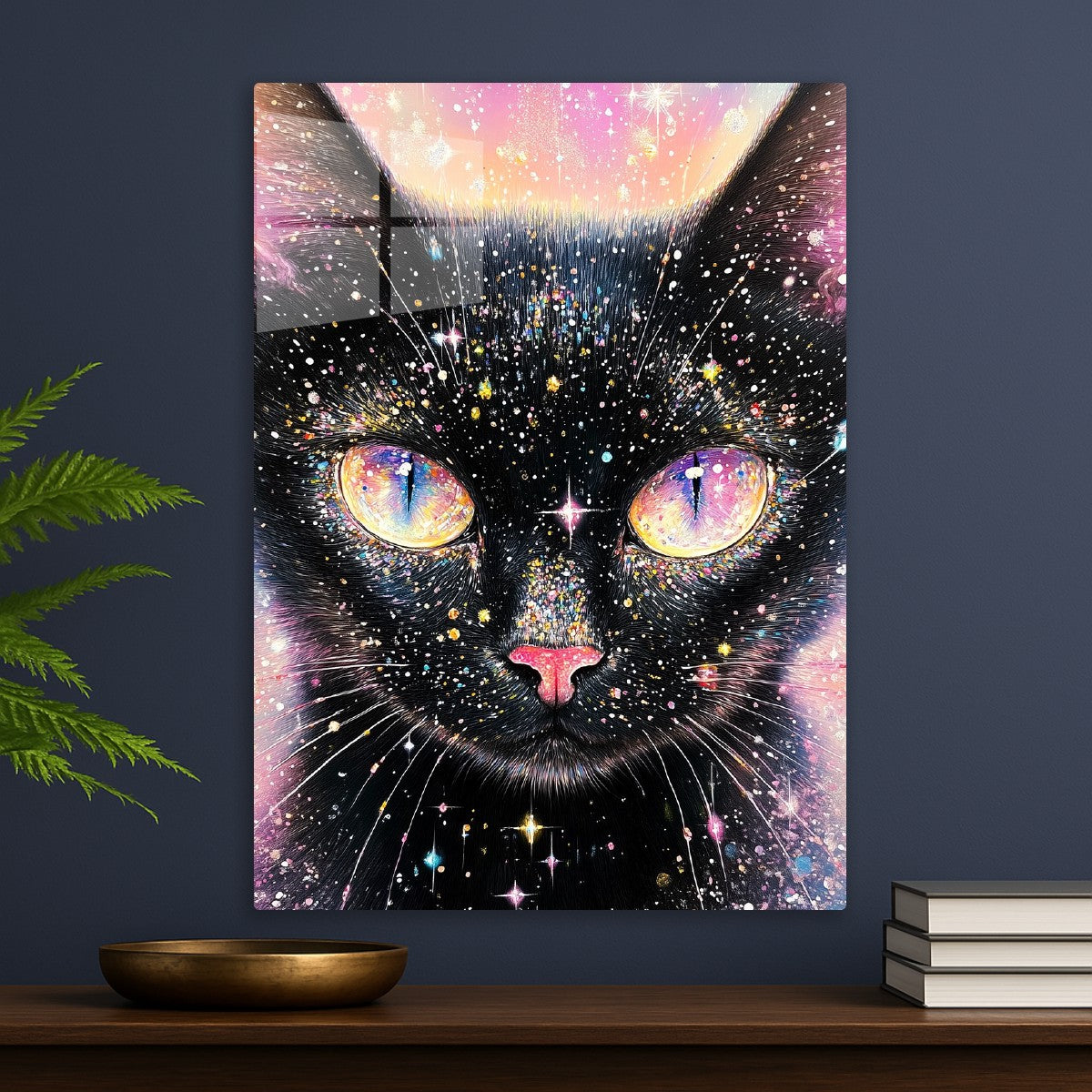Black Cat And Pink Diamond