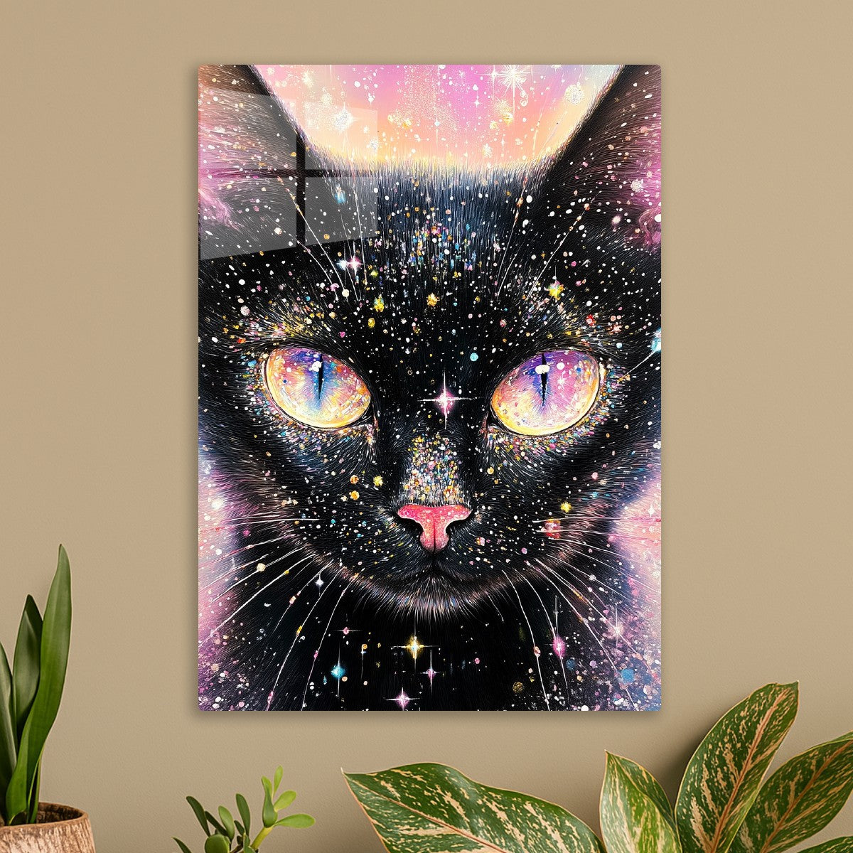 Black Cat And Pink Diamond