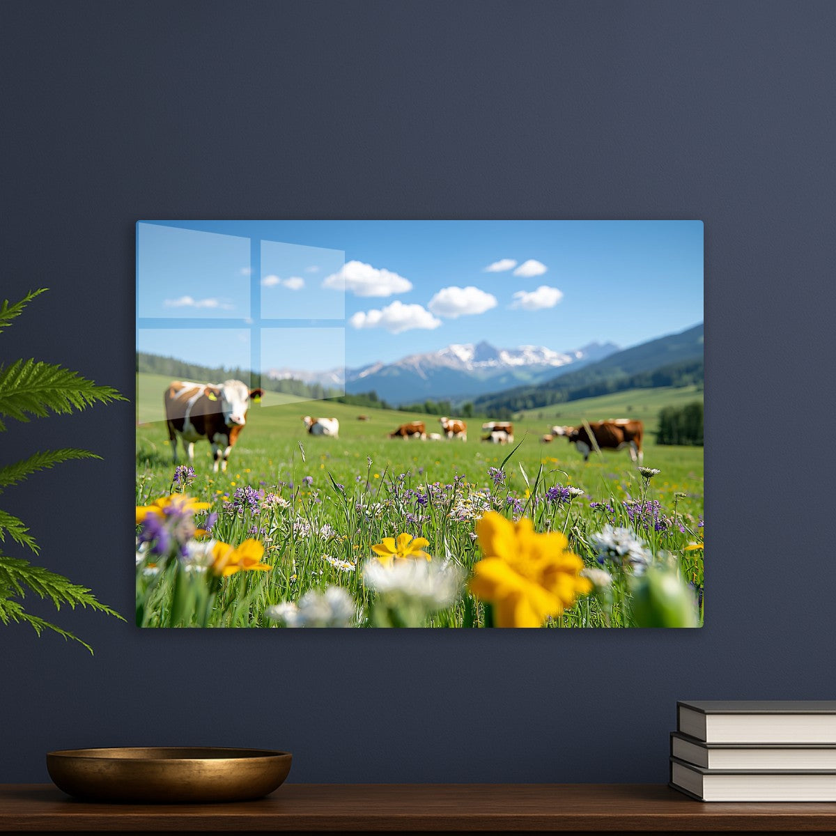Mountains and grasslands