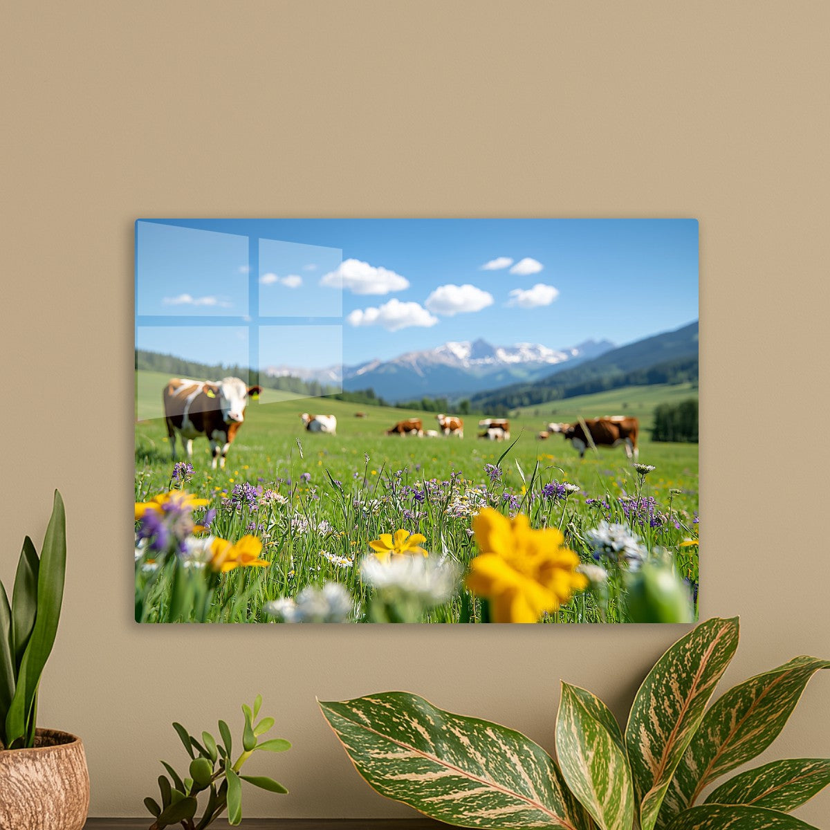 Mountains and grasslands