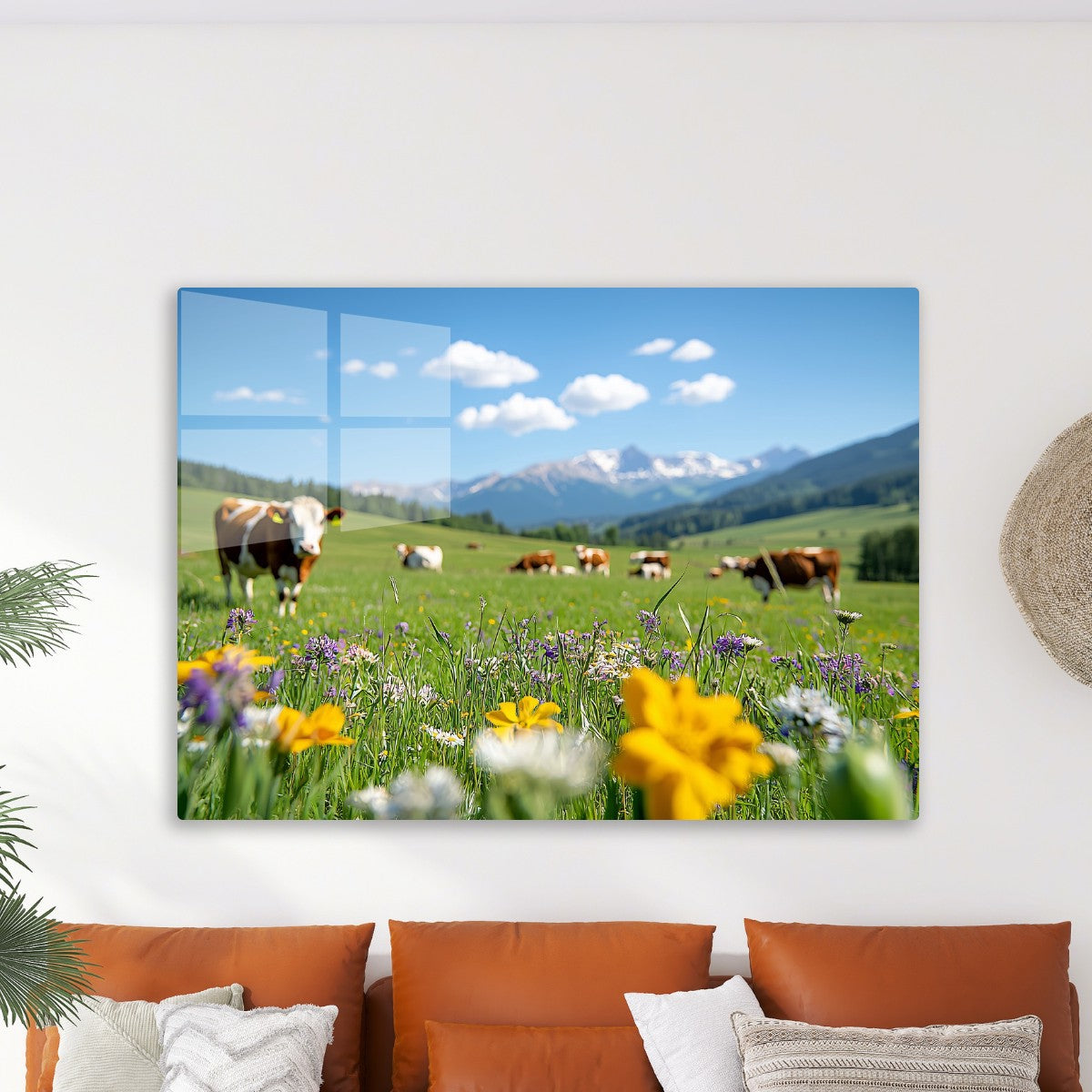 Mountains and grasslands