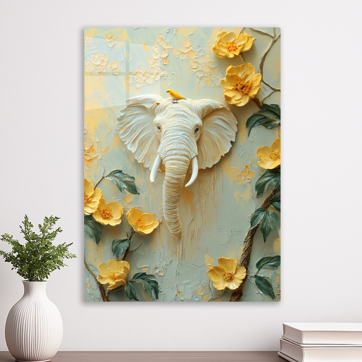 Elephant and Bird