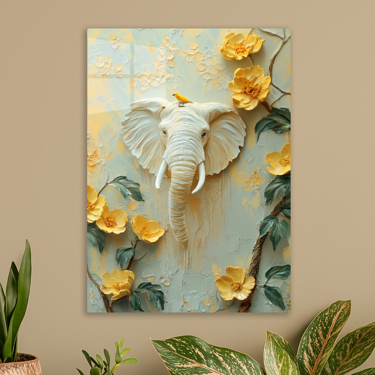 Elephant and Bird