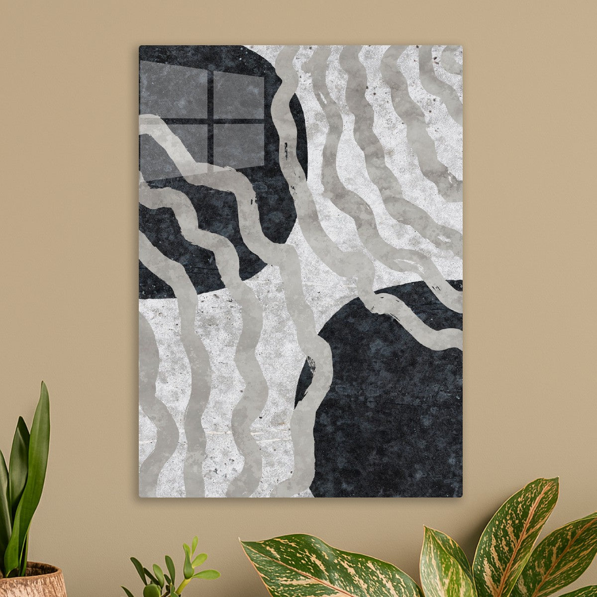 Grey Abstract Pattern