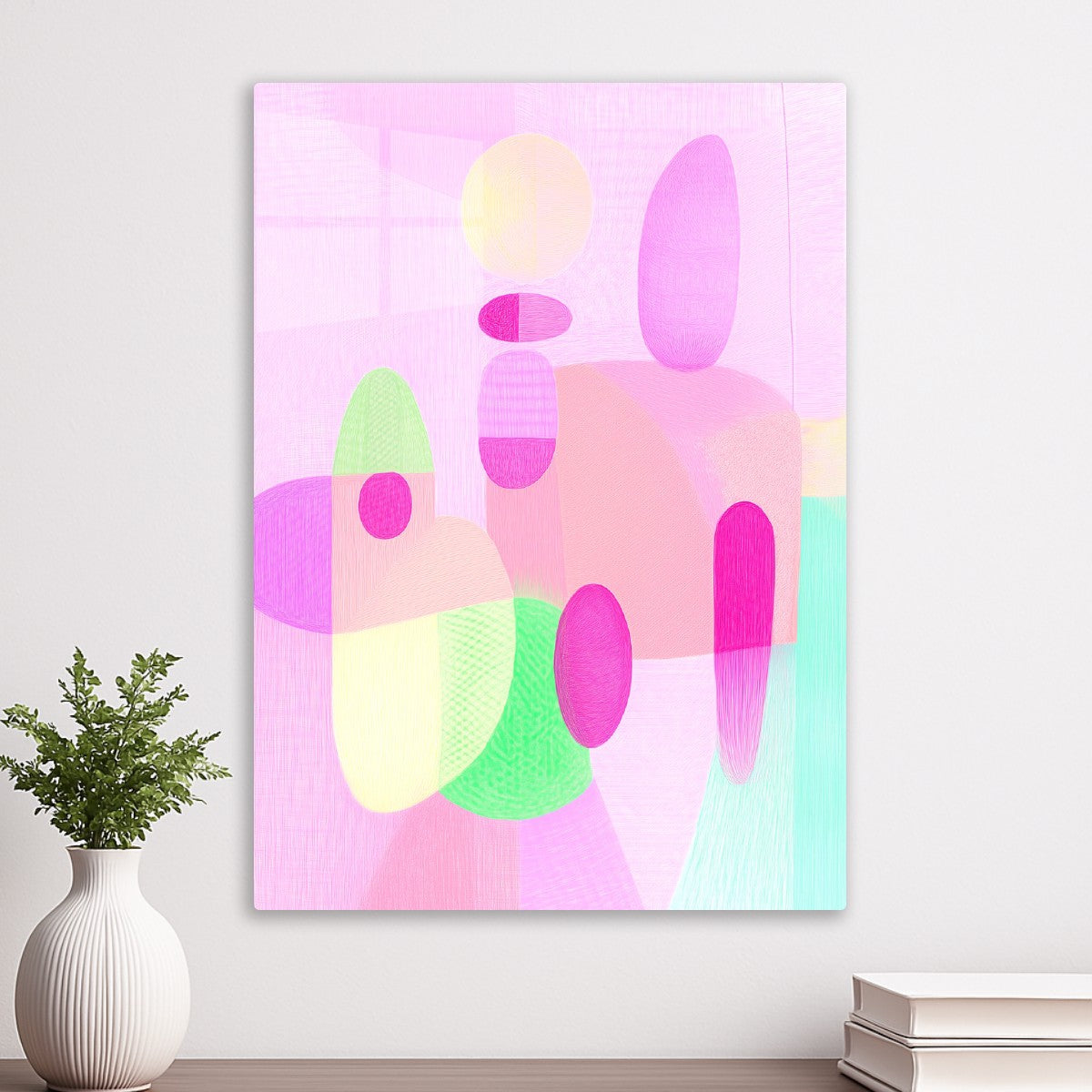Pink Geometric Dream