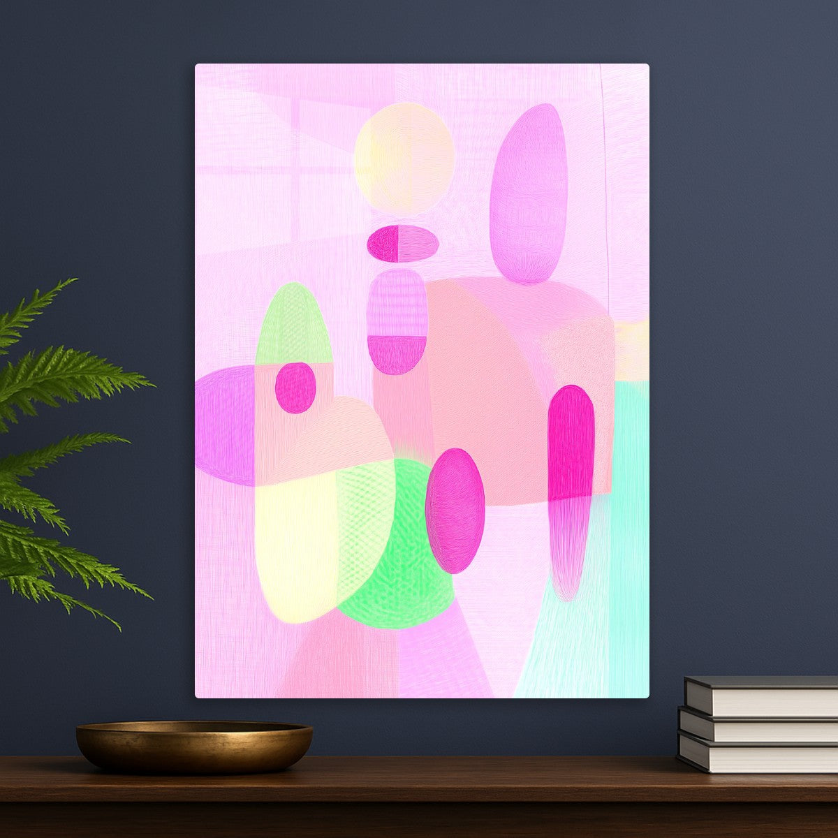 Pink Geometric Dream