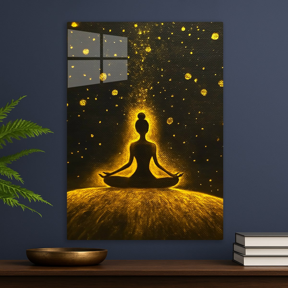 Woman meditating