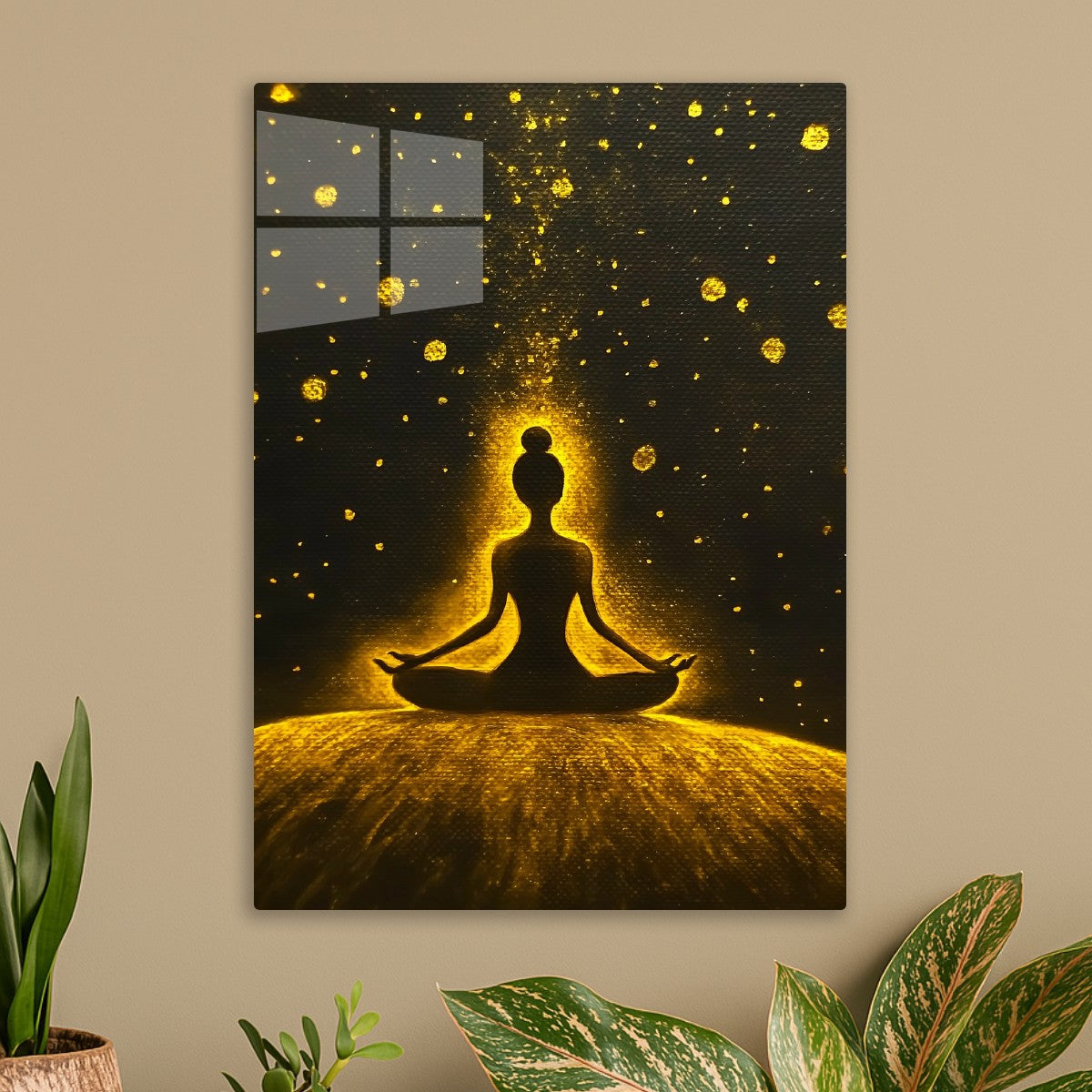 Woman meditating