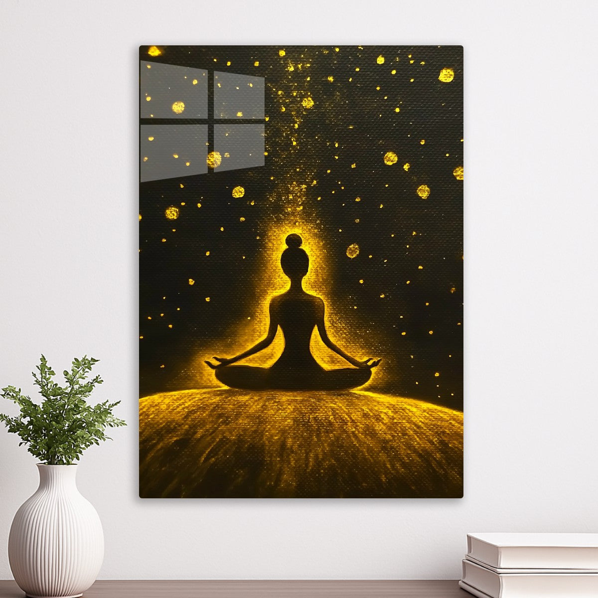 Woman meditating