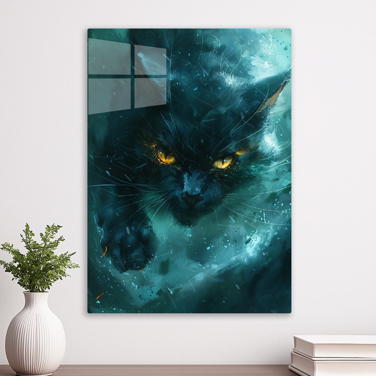 Black Cat in the Night