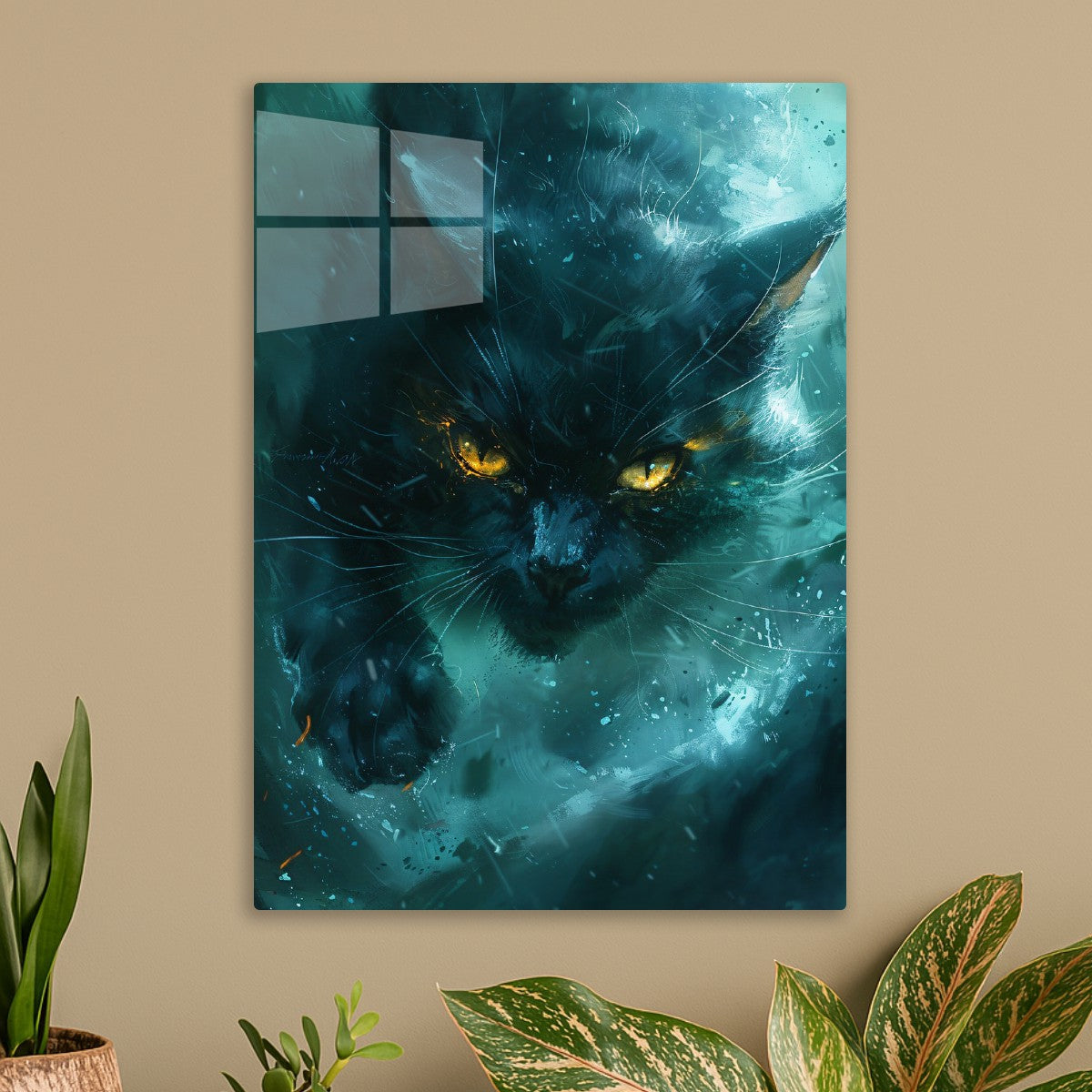 Black Cat in the Night