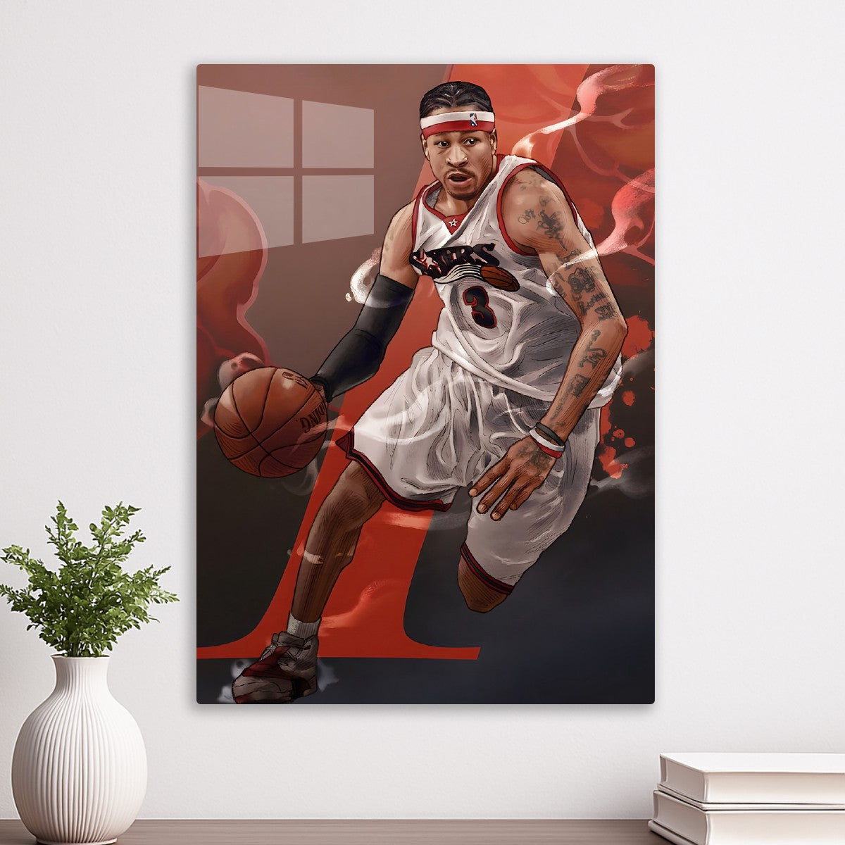 Allen Iverson Dynamic Action Pose