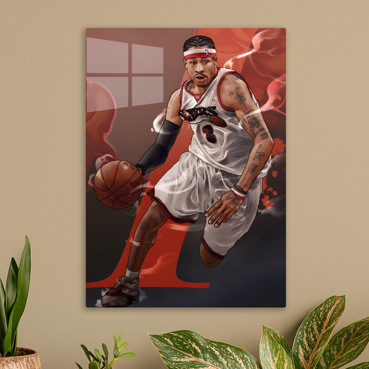 Allen Iverson Dynamic Action Pose