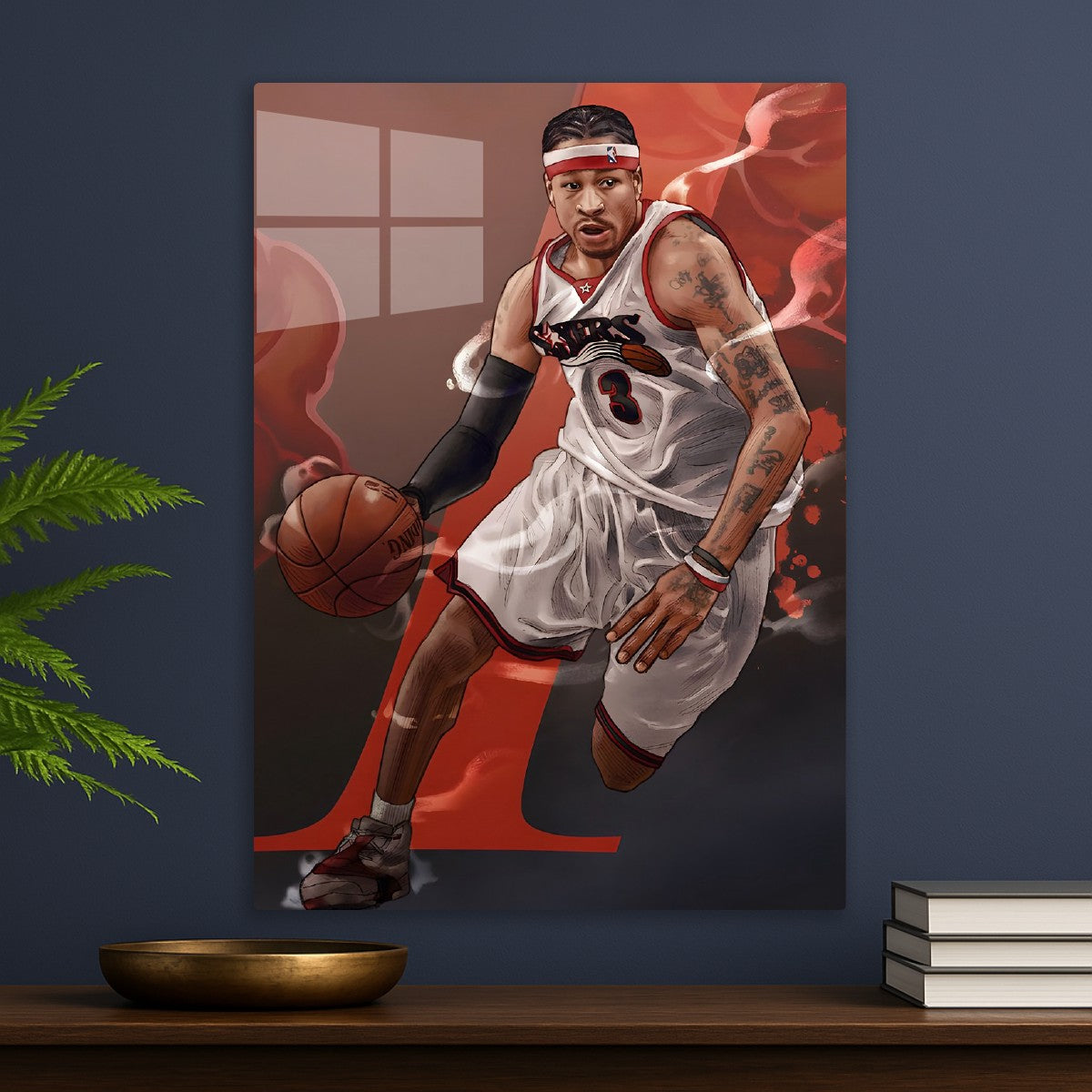 Allen Iverson Dynamic Action Pose