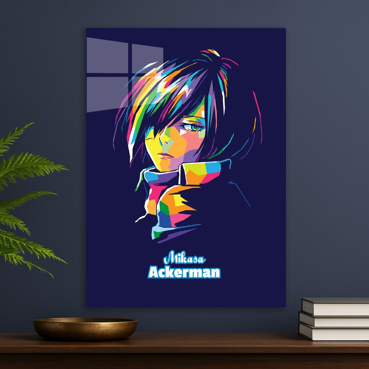 Mikasa Ackerman in WPAP Style
