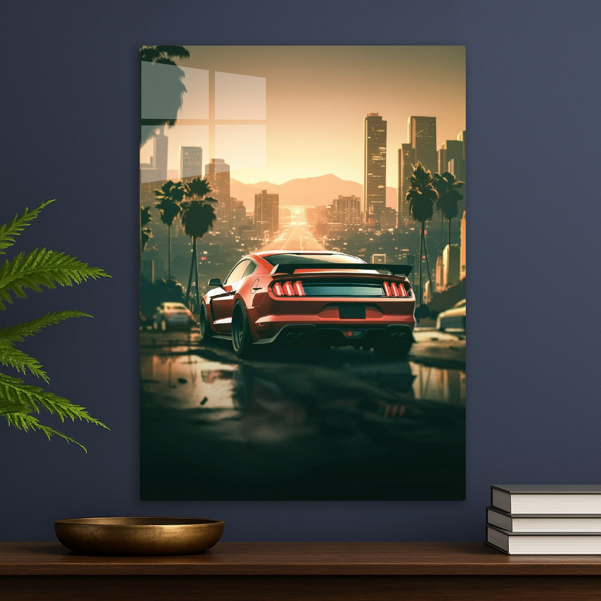 Sunset Mustang