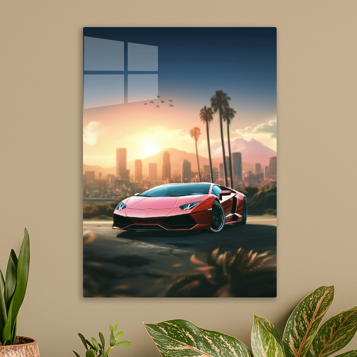 Lambo Sunset