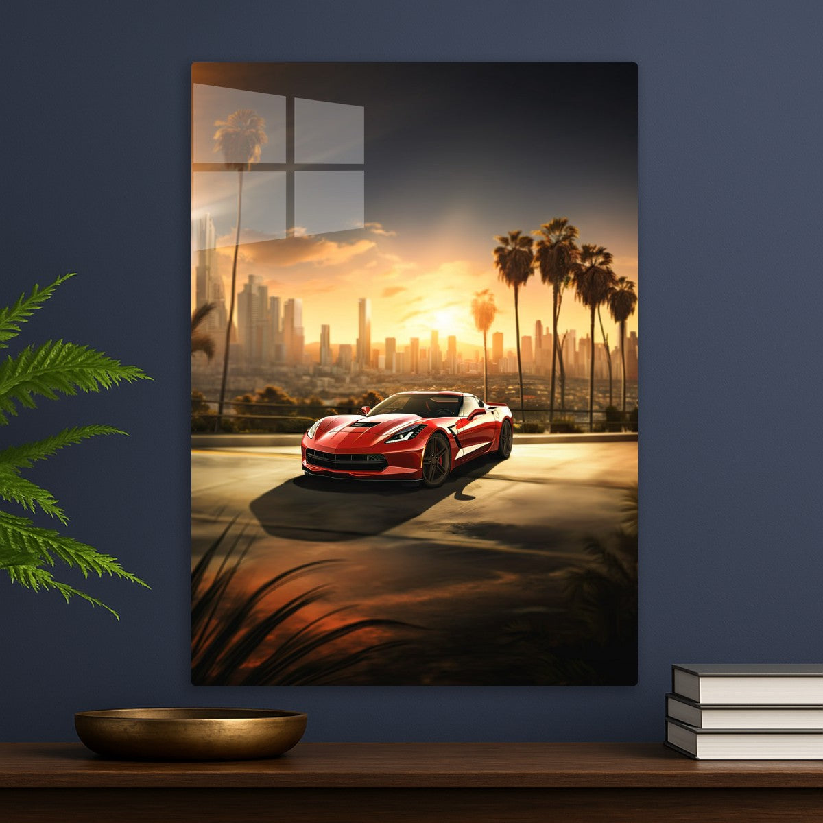 American Muscle in the Sunset