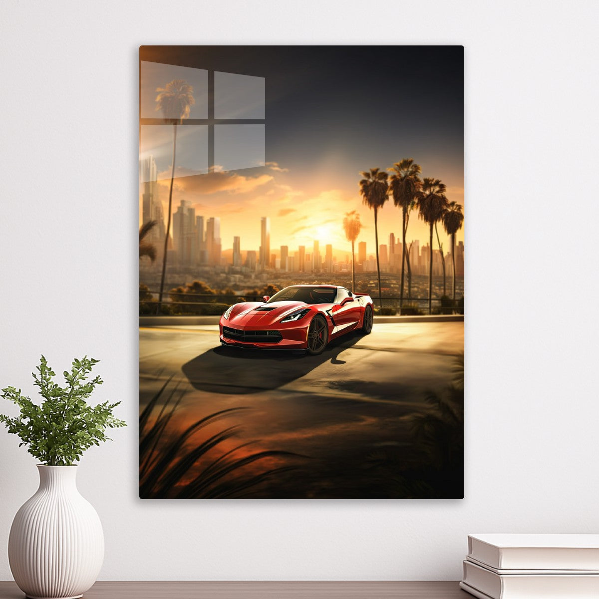 American Muscle in the Sunset