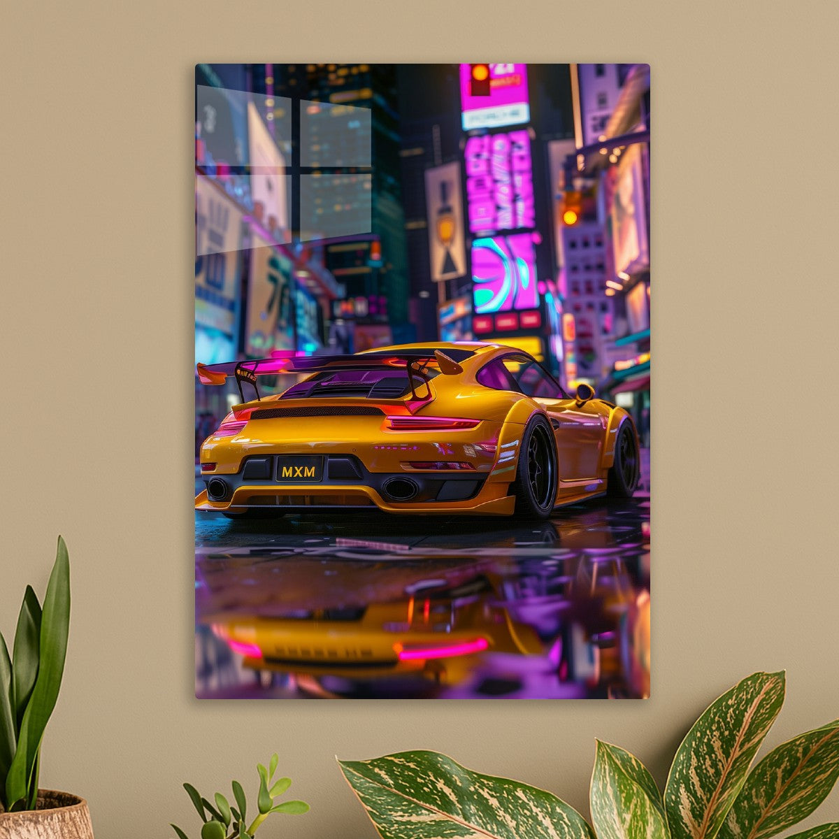 Neon Porsche
