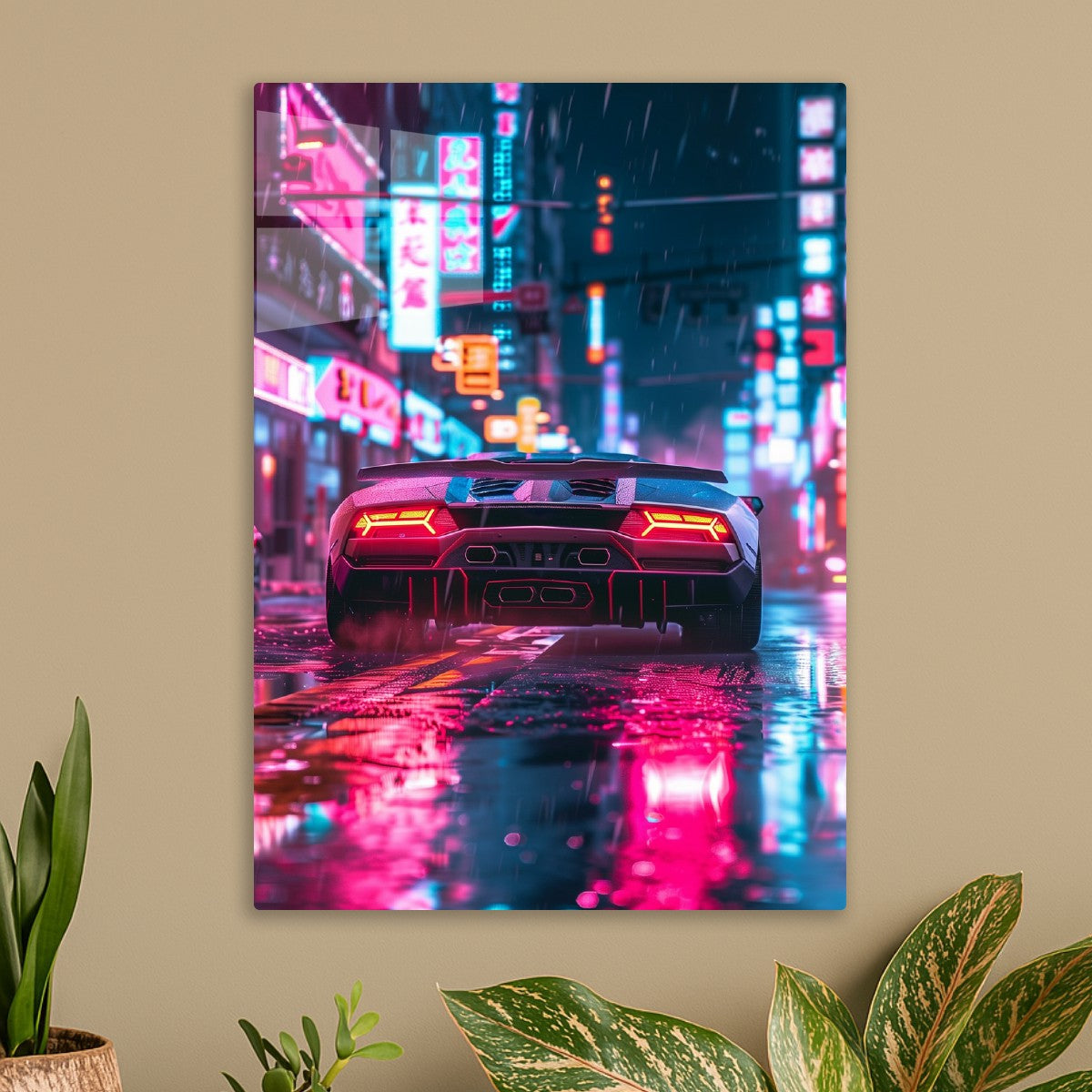 Neon Lamborghini