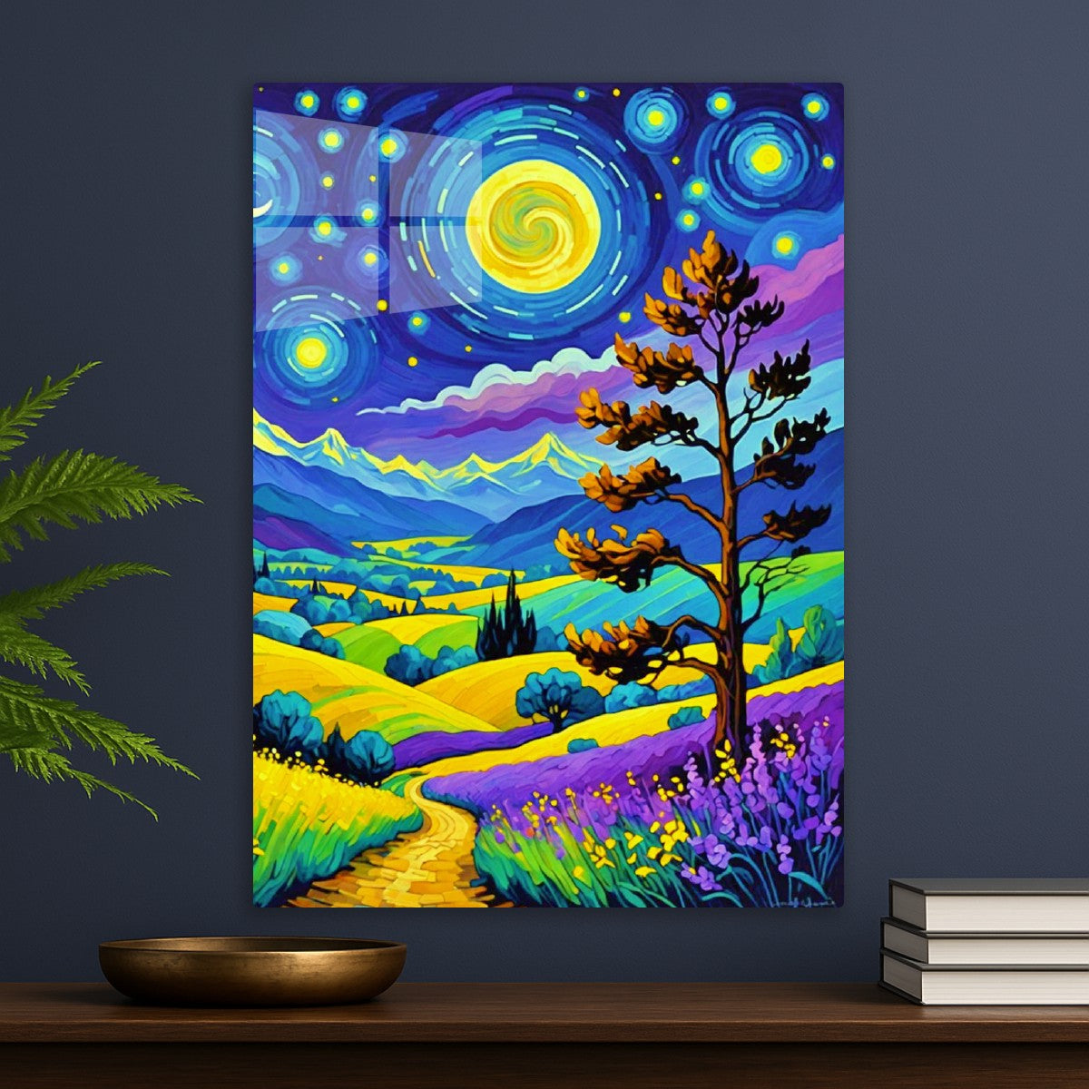 Vibrant Moon