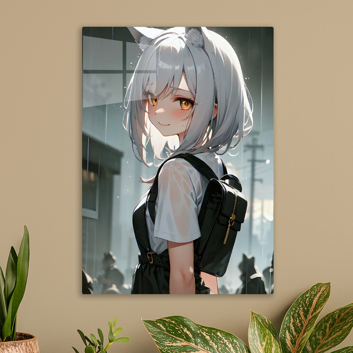 Rainy Catgirl's Gentle Smile