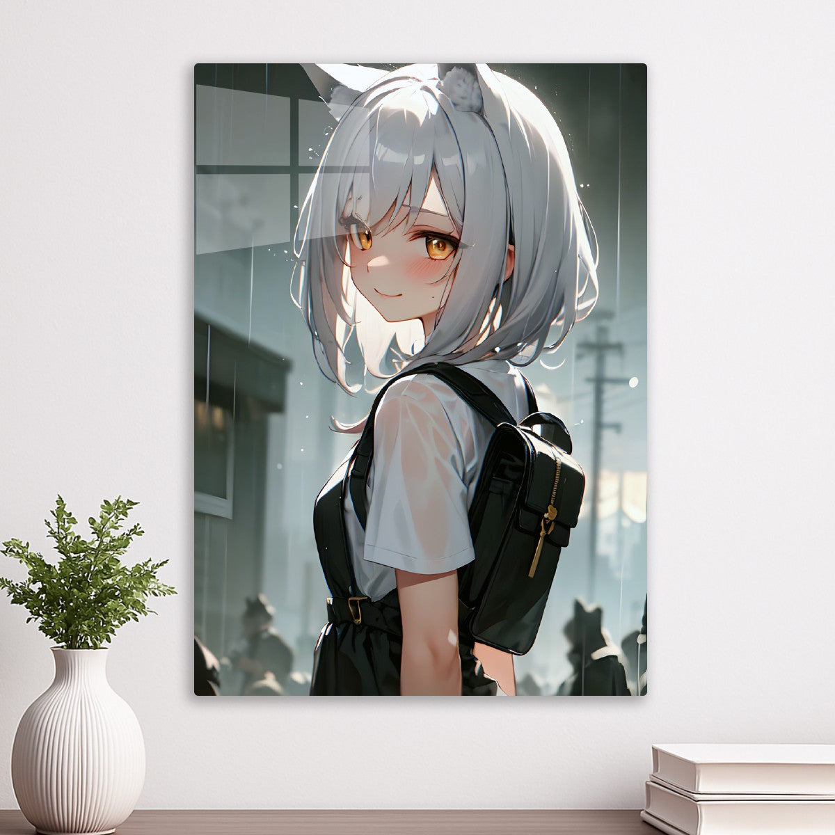 Rainy Catgirl's Gentle Smile