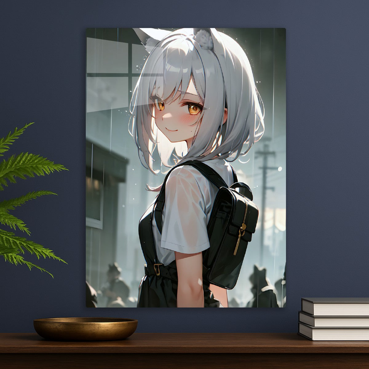 Rainy Catgirl's Gentle Smile