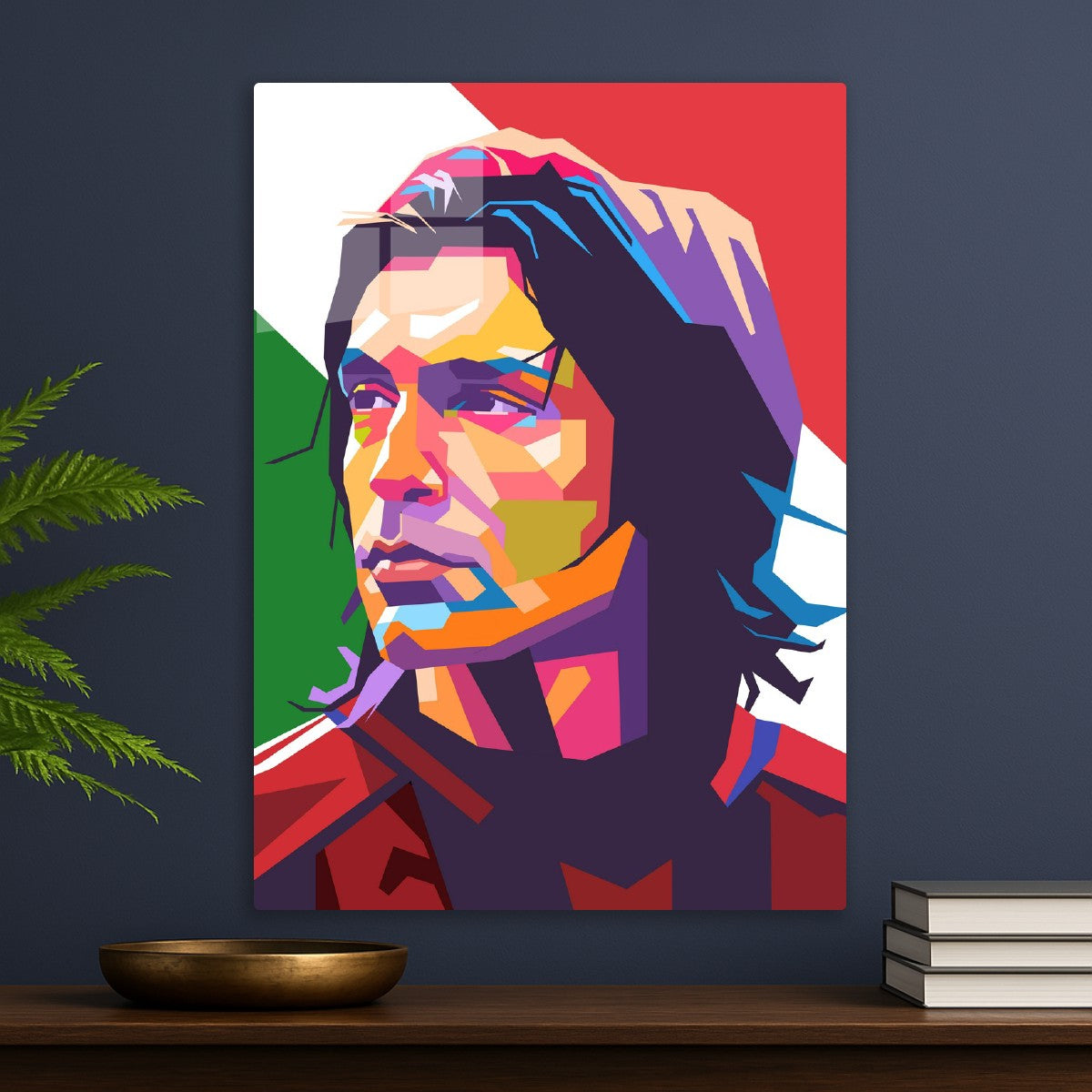 Andrea Pirlo pop art portrait