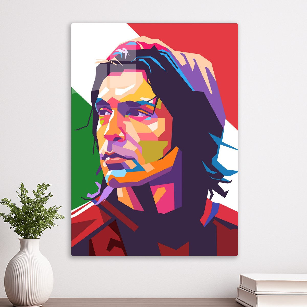 Andrea Pirlo pop art portrait
