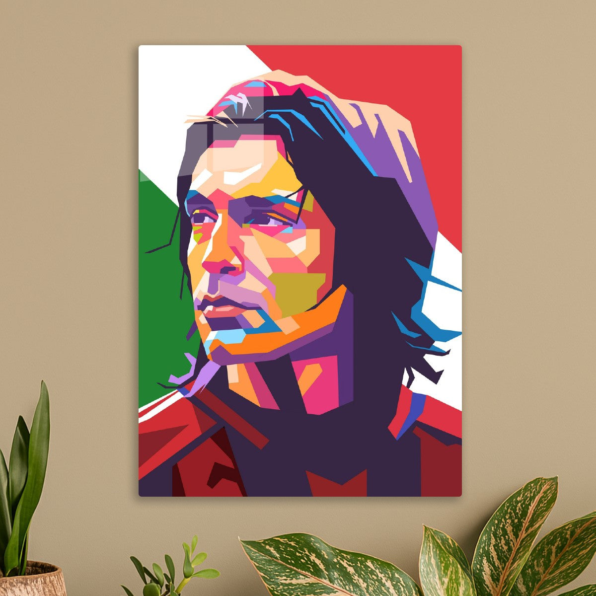 Andrea Pirlo pop art portrait