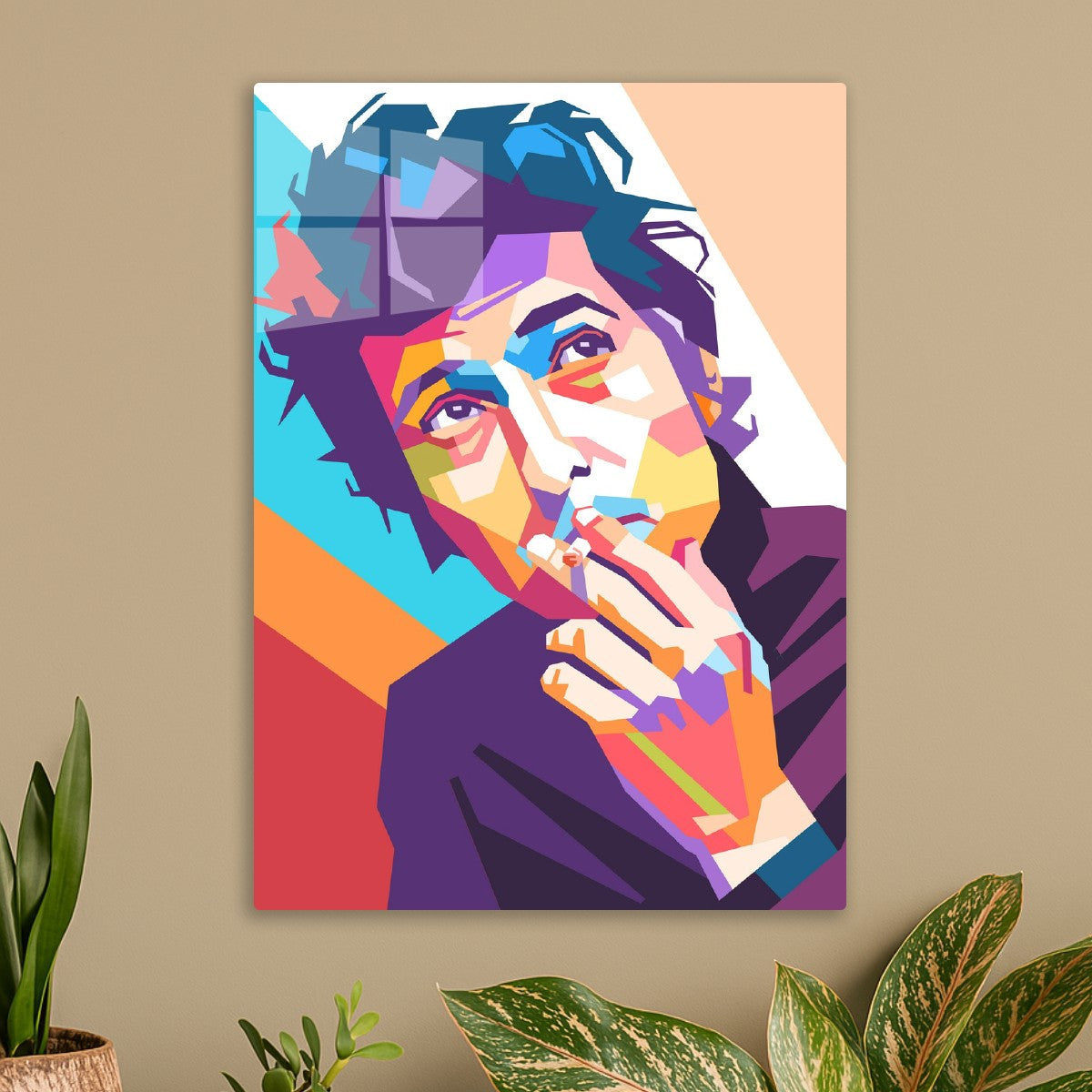 Bob Dylan pop art portrait