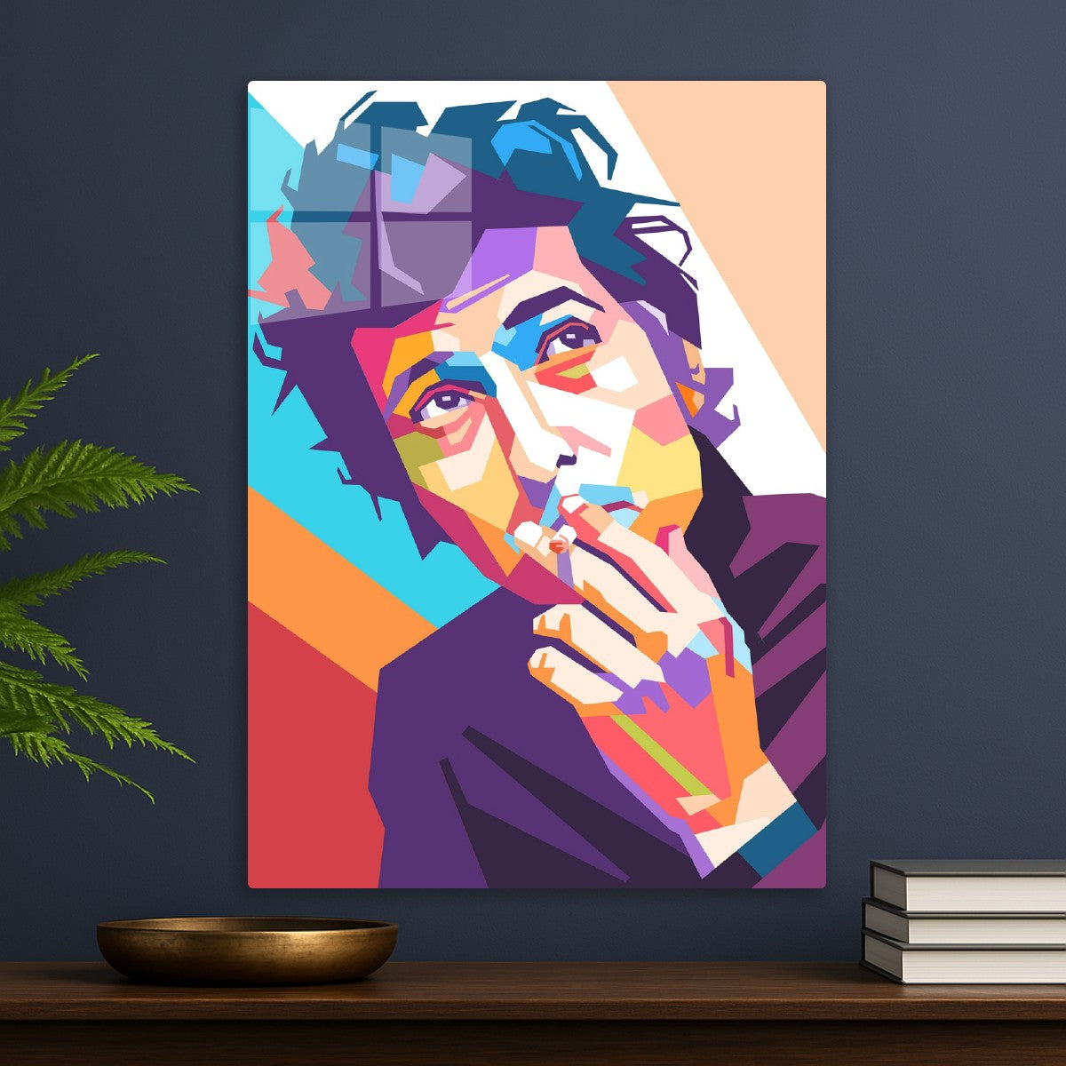 Bob Dylan pop art portrait
