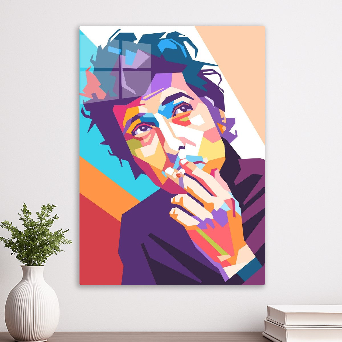 Bob Dylan pop art portrait